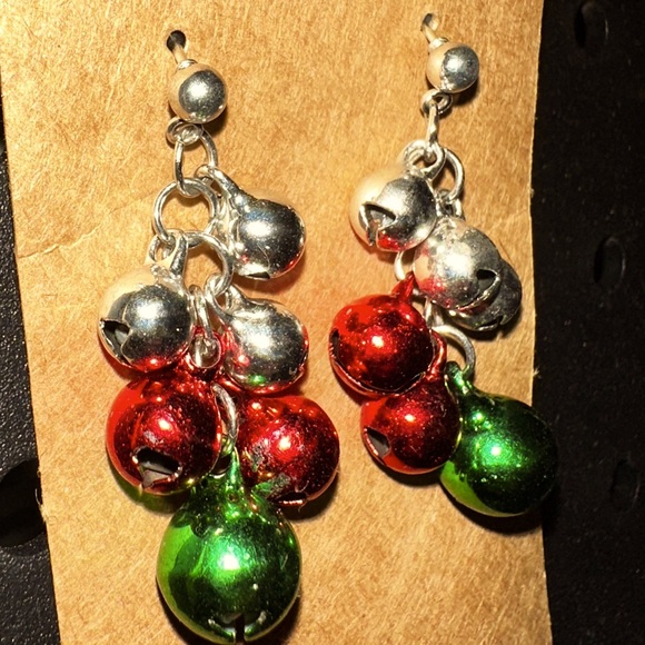 Christmas Earrings, - Picture 4 of 4